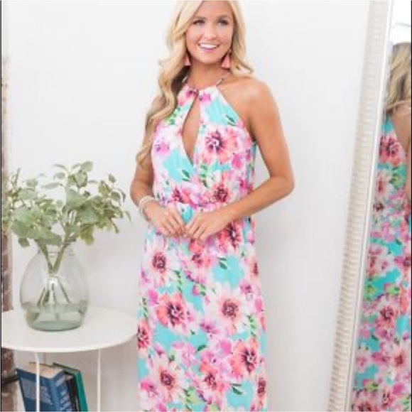 Pink Lily Dresses & Skirts - Pink Lily Only One I Love floral maxi dress Size Small